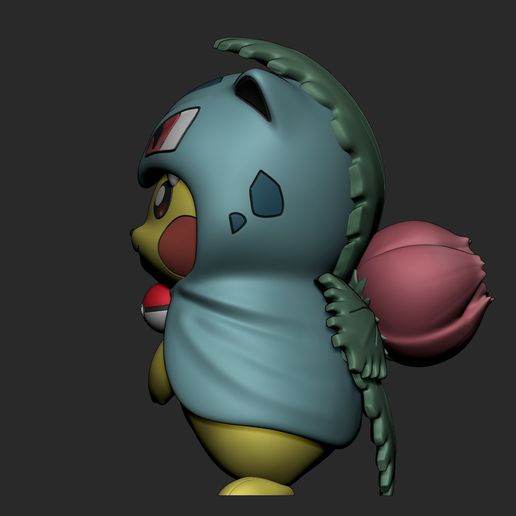 pika-ivysaur-4.jpg Pokemon - Pikachu Ivysaur Cosplay