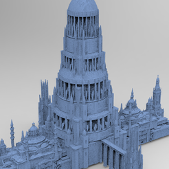 untitled.3688.png OBJ-Datei Fantasy Art Deco Grand Towers 3・3D-Druckvorlage zum Herunterladen, aramar