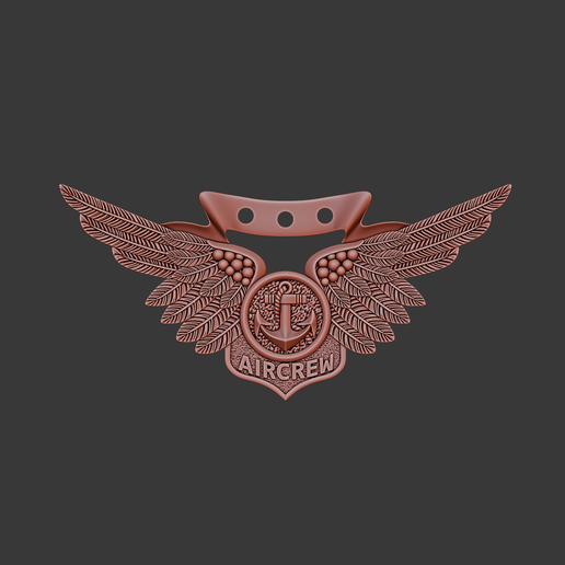 Marine Corps Combat Aircrew USMC 3d relief .stl file