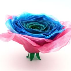 65e7f40e1258199e1bbb8fcea19b25da_display_large.jpg Fichier STL gratuit Rose réaliste・Plan pour imprimante 3D à télécharger