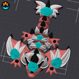 15.png Fichier 3D ROSE Bébé dragon Wyvern, mignon, articulé, facile à imprimer.・Idée pour impression 3D à télécharger