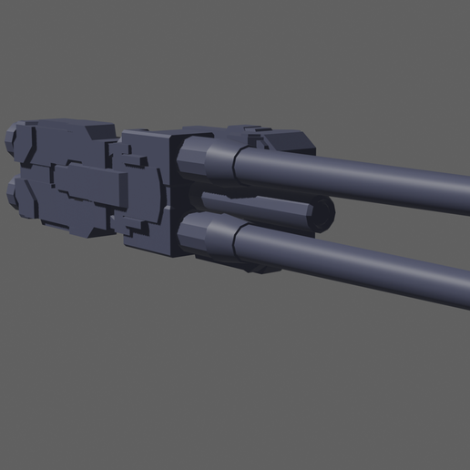 💪 1/144 Twin Beam Rifle Brazo montado・Archivo STL para Impresión 3D・Cults