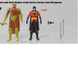 Nite-Owl-Red-Robin-1.png Custom 7 Inch DC Superhero's W/Bonus Figure