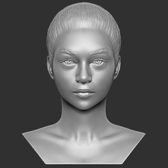 1.jpg 3D file Beautiful woman bust 3D printing ready TYPE 5・3D print object to download