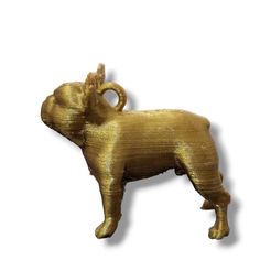 bulldog-2.jpg STL file French Bulldog Keychain・3D print object to download