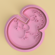 N3.png Number three cookie cutter (Number three cookie cutter)