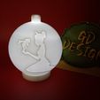 IMG_20230907_115706066.jpg The Princess And The Frog Disney CHRISTMAS ORNAMENT TEALIGHT WITH TWIST LOCK CAP