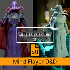 Mind Flayer D&D STL file Mind Flayer D&D・Design to download and 3D print, Pandora3d