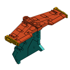 Small-Tail.png STL file Gunship Tail with Vertical Stabiliser・3D printer design to download