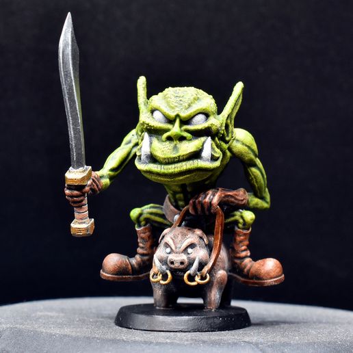 STL-Datei Ork Hogrider Miniatur kostenlos 🎲 ・3D-druckbare Vorlage zum ...