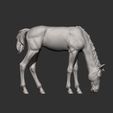 foal-eats11.jpg Escultura Potro come