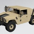 Short_HMMWV_8.jpg Hummer / Humvee Short body conversion kit by [AN3DRC]