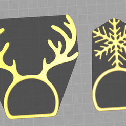 reindeer-and-snowflake-napkin-holder-cura.png Christmas napkin rings