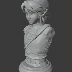 Link_03.png STL file Link bust (The Legend of Zelda: Twilight Princess)・3D printable design to download