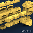 CardassianFreighter3.png 1/1000 Scale 24th Century Alien Freighter