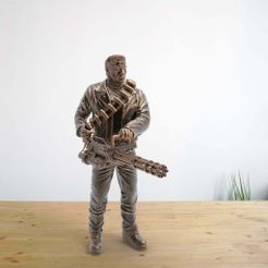 0bAwi8jFhAg.jpg Free STL file The Terminator (Ready for casting in bronze)・3D print object to download