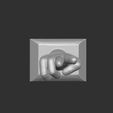 9.jpg Low poly Hand sign two fingers, Hand sign two fingers