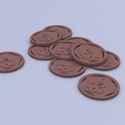 Token-Render3.jpg Free 3D file Monster Token For Tabletop Games・3D print model to download