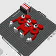 sa.png 666 SIX SIX SIX Brainrot STL  3D Model  Multicolor