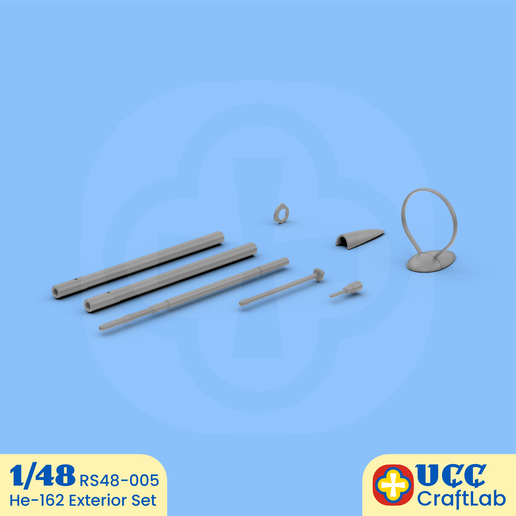 He-162 Exterior Detail Set (1/48)