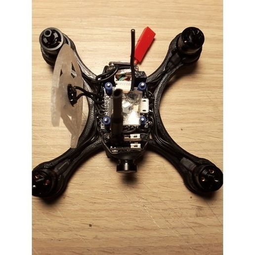 cd8f086750101486bd067a822b149129_preview_featured.jpg Free STL file Mini Quad Racer 100mm Brushless GemFan 0806 6200kv 2S・Design to download and 3D print, Microdure