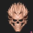 09.jpg Ghost Rider mask -Agents of SHIELD - Marvel comics 3D print model