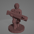 Cyberfemme Energy Rifle Infantry.png STL file Cyberfemme Energy Rifle Infantry・3D printing design to download