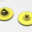 Bearing_Caps_01_01.jpg Bearing Caps for Fidget Spinner (8x22x7mm Ball Bearing)