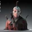 102723-Wicked-Jason-Voorhees-Sculpture-image-002.jpg WICKED HORROR JASON BUST: TESTED AND READY FOR 3D PRINTING