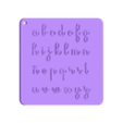 ABECEDARIO (2).stl alphabet - alphabet