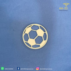 Soccer.png Fichier STL gratuit Emporte-pièce pour ballon de football・Plan à télécharger et à imprimer en 3D