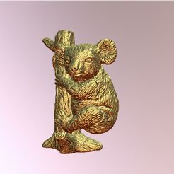 B4490DEC-503F-40A7-A950-1DED7960E898.jpeg 3D-Datei Koala Bär 3d Skulptur・Design für 3D-Drucker zum herunterladen