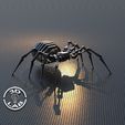 22.jpg Файл STL Шарнирный гибкий робот-паук тарантул 3D головоломка・Шаблон для загрузки и 3D-печати