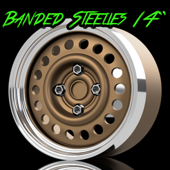 Banded-steelies.png 1/24 Banded Steel wheels 14" w/Tyre