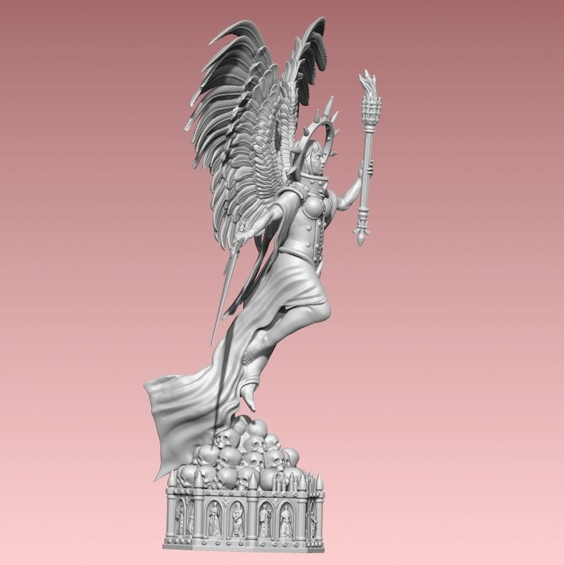 render_celestine_4.jpg Archivo STL estatua de san celestino warhammer・Modelo de impresión 3D para descargar, 3d-fabric-jean-pierre