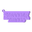 Llavero Stranger things v3.stl Stranger Things keychain