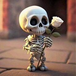 IMG_1617.jpeg Archivo STL Rose Skeleton Boy・Design para impresora 3D para descargar