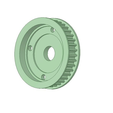 Puleggia-Differenziale-GT2-39denti-01.png GT2 pulley for differential gears buggy scale 1:8