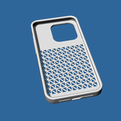 tri-3-1.png STL file Case for Iphone 14 pro triangular pattern 2・3D printer design to download