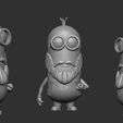 ZBrush-Document2.jpg Minion with beard