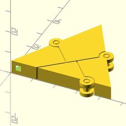 triangle2square.jpg Télécharger fichier STL gratuit Pendentif triangle à carré • Design à imprimer en 3D, JustinSDK
