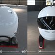 1.jpg Archivo 3D Sebastian Vettel Helmet F1 Ferrari KASPERSKY・Modelo para descargar e imprimir en 3D