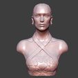 02.jpg Bella Hadid portrait sculpture 3D print model