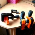IMG_20181125_122519.jpg Free STL file Clamp with low-poly inlay \ dual extruder・3D print design to download