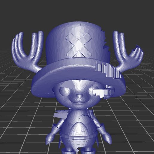 Stl File Tony Tony Chopper X Vegeta Battle Damage 3d Print Design To Download Cults