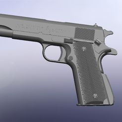 04.jpg Archivo STL Colt 1911 3d・Plan de impresora 3D para descargar