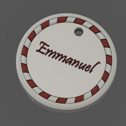 Free 3D file Emmanuel Ornament 🎄 ・3D printer design to download・Cults