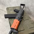 IMG_4210.jpg AKS-74U Assault Rifle – 1:1 Scale Replica / Prop (3D Model & Printed Version Available)