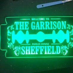 329732951_724942125921401_6901477221031532917_n.jpg STL file Peaky Blinders lamp logo the garrison sheffield・3D printing template to download