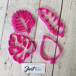 WhatsApp-Image-2021-03-17-at-2.25.34-PM-(2).jpeg STL file SET HOJAS TROPICALES//TROPICAL LEAVES SET・3D printable design to download